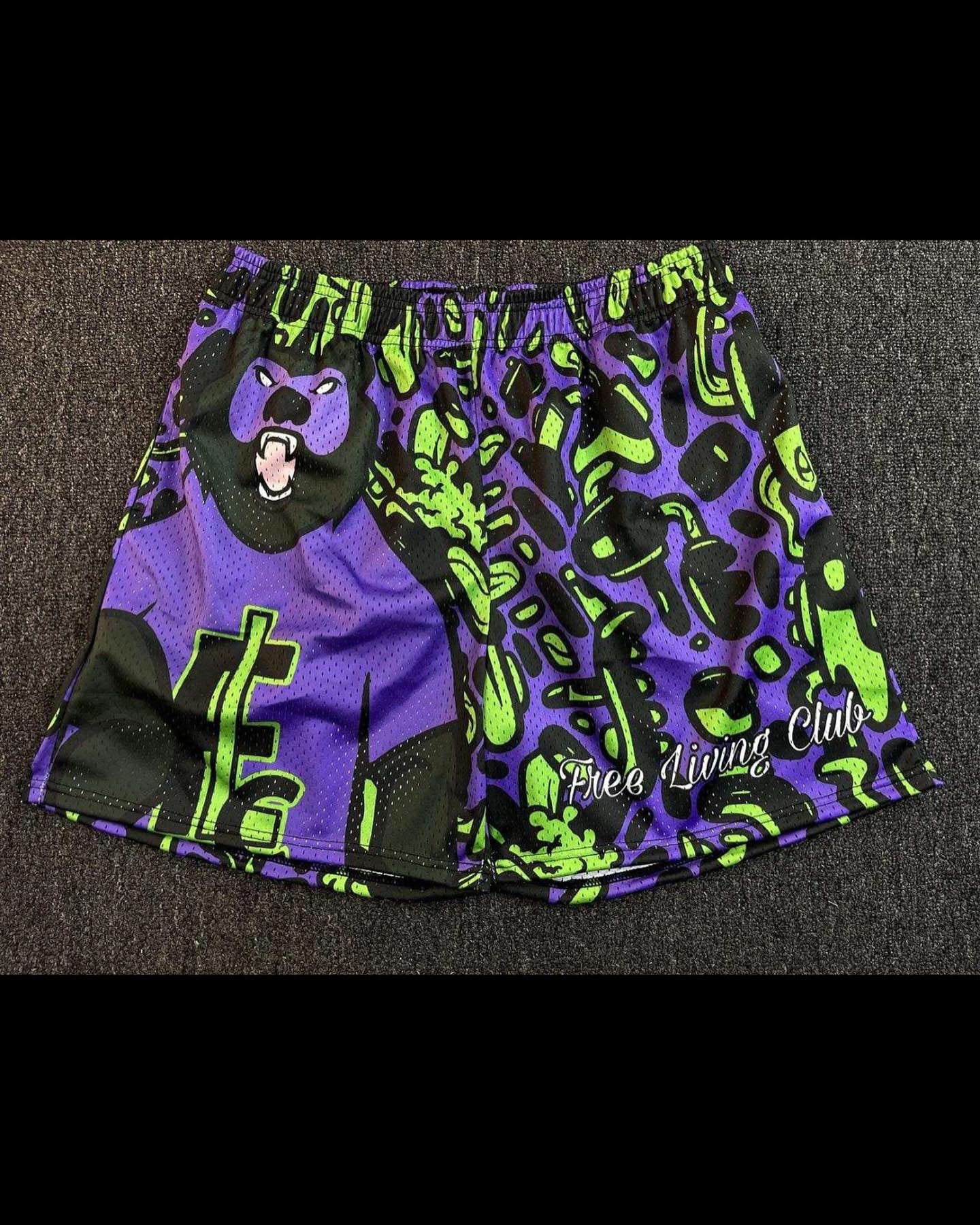 Animal Print “Club” Shorts LR